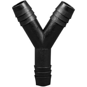 Polypropylene Y-Type Barbed Tubing Connectors (Wye-Shaped), Three 1/2 Inch Barbs, Autoclavable, (Pack of 10) in Kuwait