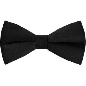 Velvet Kids Bow Tie Classic Solid Color Bow Tie Adjustable Neck Bowtie for Kids Wedding Party