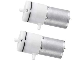 Micro Air Pump - DC 6V Vacuum Electric Booster, Micro Electric Air Booster for Medical Instruments and Aquarium Oxygen Tanks - (2 Pcs)