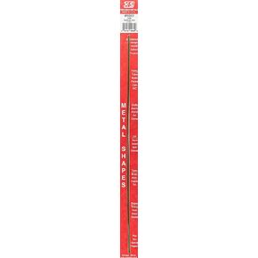 K&S 9861 Round Brass Rod, 1mm OD x 300mm Long, 5 Pieces, Made in The USA