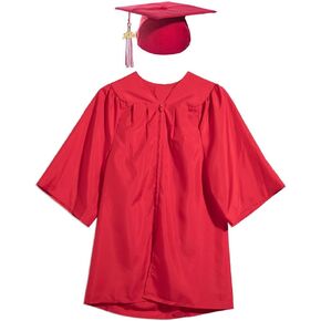 Preschool and Kindergarten Premium Matte Graduation Gown, Cap, Tassel and 2024 Charm Sets
