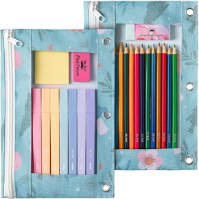 Mr. Pen- Pencil Pouch, 2Pack, Pencil Pouches, Pencil Pouch for 3 Ring Binder Pencil Pouch, Pencil Cases, Pencil Case for Binder Pouch, Zipper Pencil Pouch, 3 Ring Binder Pouch, Pencil Bags with Zipper