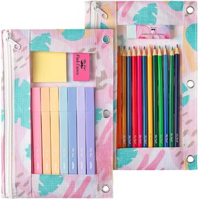 Mr. Pen- Pencil Pouch, 2Pack, Pencil Pouches, Pencil Pouch for 3 Ring Binder Pencil Pouch, Pencil Cases, Pencil Case for Binder Pouch, Zipper Pencil Pouch, 3 Ring Binder Pouch, Pencil Bags with Zipper