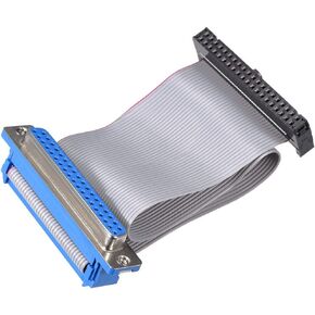 uxcell IDC Wire Flat Ribbon Cable DB37 Female to FC-40 Female Connector 2.54mm Pitch 20cm Length