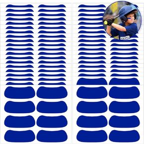 160 Pairs Sports Eye Stickers for Kids, Soccer Baseball Softball Stickers for Girls, Blue Face Stickers Under Eye for Party Game Sport Supplies Baseball Football Softball Fans On Game Day