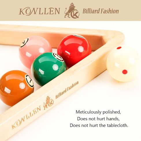 KONLLEN Solid Wood Billiard 8-Ball Triangle / 9-Ball Diamond Pool Ball Racks for 2-1/4" Pool Balls in Saudi Arabia