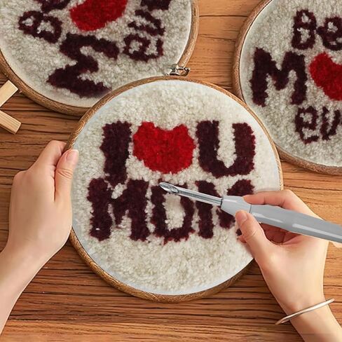 مجموعة إبر خرامة مكونة من 16 قطعة، مجموعة إبر تطريز قابلة للتعديل، مجموعة إبر خرامة للبالغين المبتدئين، خياطة يدوية ذاتية الصنع in Kuwait