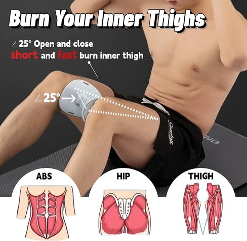 مدرب الفخذ الرئيسي لتمارين كيجل، مدرب قاع الحوض، جهاز محمول لتمارين شد الفخذ الداخلي ∠25 درجة للمنزل/المكتب، مدرب الساق لإعادة تأهيل ما بعد الولادة in Kuwait