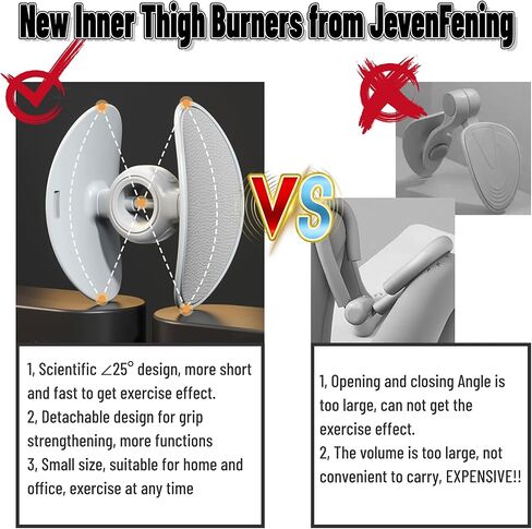 مدرب الفخذ الرئيسي لتمارين كيجل، مدرب قاع الحوض، جهاز محمول لتمارين شد الفخذ الداخلي ∠25 درجة للمنزل/المكتب، مدرب الساق لإعادة تأهيل ما بعد الولادة in Kuwait