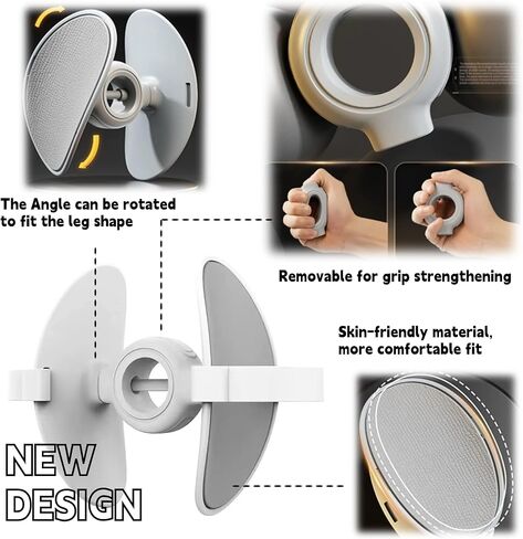 مدرب الفخذ الرئيسي لتمارين كيجل، مدرب قاع الحوض، جهاز محمول لتمارين شد الفخذ الداخلي ∠25 درجة للمنزل/المكتب، مدرب الساق لإعادة تأهيل ما بعد الولادة in Kuwait