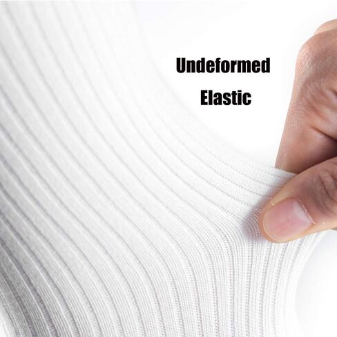Comfy Quality Soft Breathable PURE Cotton Socks for Men Women 6 pack Calf Socks Casual Socks in Saudi Arabia