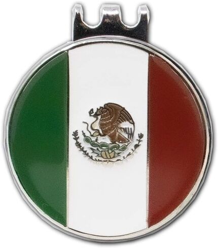 DA VINCI Magnetic Golf Hat Clip with 1 Inch Embossed Flag of Countries Metal Golf Ball Marker in Saudi Arabia