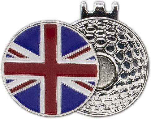 DA VINCI Magnetic Golf Hat Clip with 1 Inch Embossed Flag of Countries Metal Golf Ball Marker in Saudi Arabia