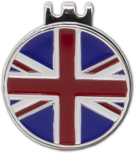 DA VINCI Magnetic Golf Hat Clip with 1 Inch Embossed Flag of Countries Metal Golf Ball Marker in Saudi Arabia