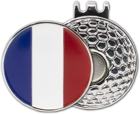 DA VINCI Magnetic Golf Hat Clip with 1 Inch Embossed Flag of Countries Metal Golf Ball Marker in Saudi Arabia