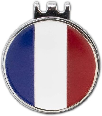 DA VINCI Magnetic Golf Hat Clip with 1 Inch Embossed Flag of Countries Metal Golf Ball Marker in Saudi Arabia