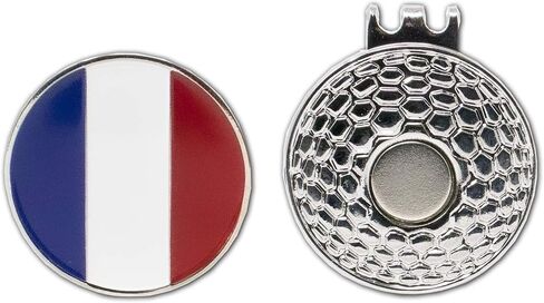 DA VINCI Magnetic Golf Hat Clip with 1 Inch Embossed Flag of Countries Metal Golf Ball Marker in Saudi Arabia