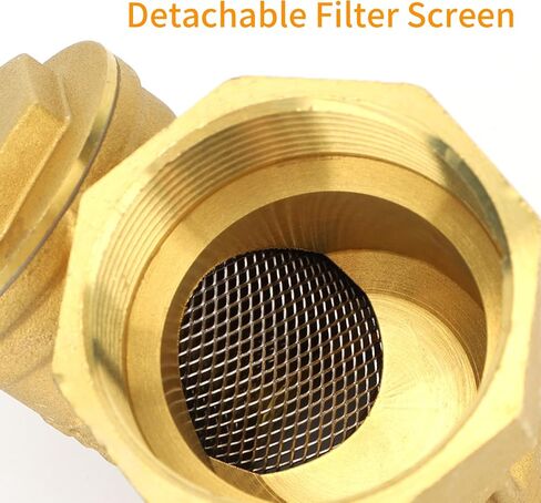 Brass Strainer 1" BSPP Female Thread Y Shaped Brass Strainer Filter Valve Connector for Working Environment of Water, Gas and Oil (DN25) in Saudi Arabia