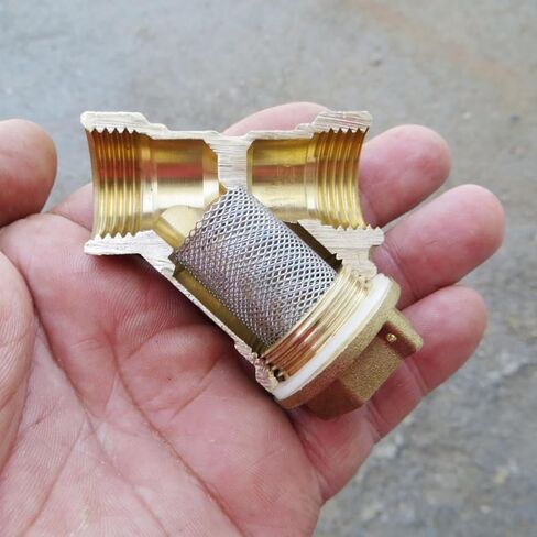 Brass Strainer 1" BSPP Female Thread Y Shaped Brass Strainer Filter Valve Connector for Working Environment of Water, Gas and Oil (DN25) in Saudi Arabia
