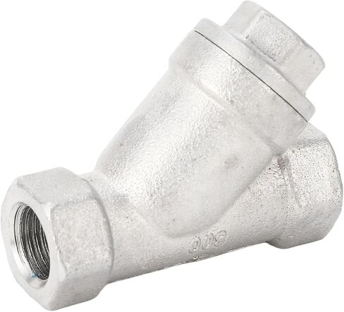 Y Strainer, 1/4in DN8 Low Resistance Y Type Water Strainer Easy to Install Stainless Steel for Water in Saudi Arabia