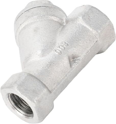 Y Strainer, 1/4in DN8 Low Resistance Y Type Water Strainer Easy to Install Stainless Steel for Water in Saudi Arabia