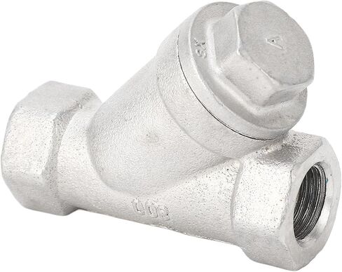 Y Strainer, 1/4in DN8 Low Resistance Y Type Water Strainer Easy to Install Stainless Steel for Water in Saudi Arabia