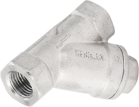 Y Strainer, 1/4in DN8 Low Resistance Y Type Water Strainer Easy to Install Stainless Steel for Water in Saudi Arabia