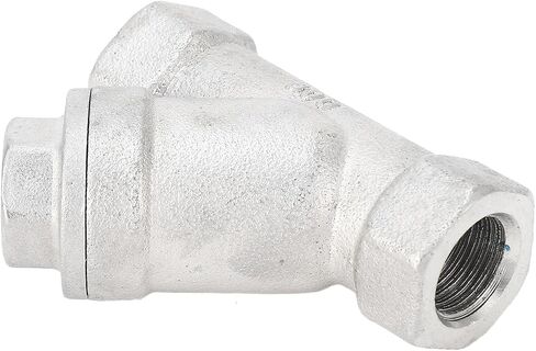 Y Strainer, 1/4in DN8 Low Resistance Y Type Water Strainer Easy to Install Stainless Steel for Water in Saudi Arabia