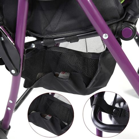 Ejoyous Universal Stroller Storage Basket, Under Stroller Organizer Bag Pram Under Basket, Shopping Basket Pram Pushchair Bag Bottom for Storing Baby Product, 11.8 x 11.8 x 3.9 Inch in Saudi Arabia