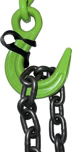 أدوات Keyfit Quick RIG شديدة التحمل مقاس 7 بوصات وخطاف وتكبل لسلسلة حبل سريعة الحزام كابل للتكبيل مصنوع سريعًا وسهلاً 2 طن 4000 رطل WLL مستودع مناولة المواد العامة in Kuwait