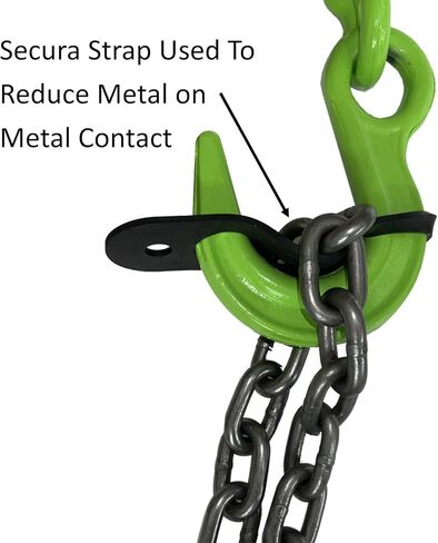 أدوات Keyfit Quick RIG شديدة التحمل مقاس 7 بوصات وخطاف وتكبل لسلسلة حبل سريعة الحزام كابل للتكبيل مصنوع سريعًا وسهلاً 2 طن 4000 رطل WLL مستودع مناولة المواد العامة in Kuwait