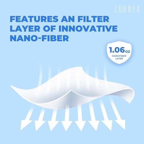 50 Pcs Disposable 3 Ply Safety Face Mask for Protection - with Nanofiber Filter Lining - and Elastic Earloops in Saudi Arabia