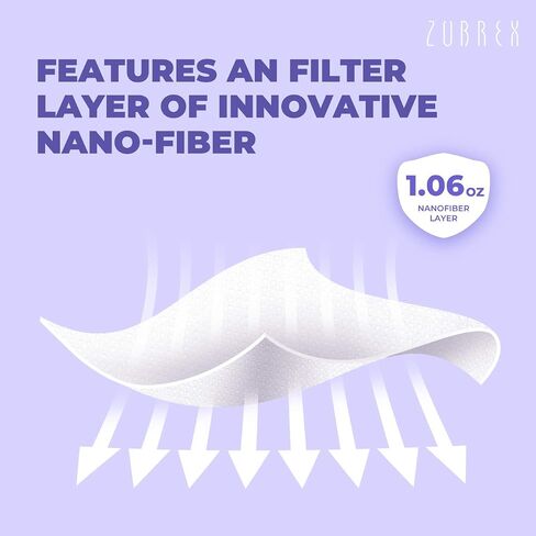 50 Pcs Disposable 3 Ply Safety Face Mask for Protection - with Nanofiber Filter Lining - and Elastic Earloops in Saudi Arabia