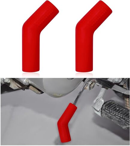 2 PCS Motorcycle Gear Shift Lever Shoe Protector, Motorbike Rubber Anti Slip Shifter Cover, Universal Shift Lever Pedal Cover, Motorcycle Accessories for Dirt Bikes ATVs (Black) in Saudi Arabia