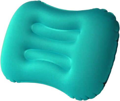 Baiao Inflatable Travel Pillow, Inflatable Pillow for Camping, Ultralight Backpacking Pillow for Sleeping, Blow Up Air Pillows for Home, Travel, Hiking, Office and Outdoor(Peacock Blue) in Saudi Arabia