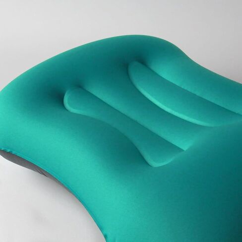 Baiao Inflatable Travel Pillow, Inflatable Pillow for Camping, Ultralight Backpacking Pillow for Sleeping, Blow Up Air Pillows for Home, Travel, Hiking, Office and Outdoor(Peacock Blue) in Saudi Arabia