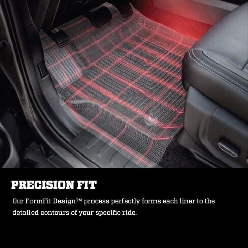 Husky Liners - Weatherbeater | Fits 2019-2024 Chevrolet Silverado/GMC Sierra 1500 Crew Cab, 2020-2024 Slv/Sra 2500/3500 Crew Cab-Front & 2nd Row-Black, 3 pcs. | 94021 in Saudi Arabia