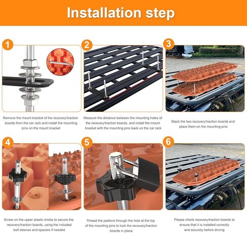 مجموعات دبابيس التثبيت لألواح الجر، مجموعة دبابيس تثبيت عالمية قابلة للقفل ومقاومة للسرقة مع 4 أقفال، تناسب جميع مسارات الاسترداد تقريبًا in Kuwait