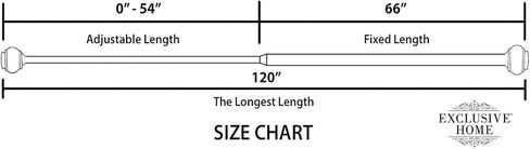 Ogee 1" Curtain Rod and Coordinating Finial Set, Matte Black, Adjustable 66"-120" in Saudi Arabia