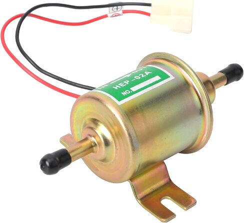 مضخة الوقود الكهربائية 12 فولت عالمية - ضغط منخفض 2.5-4 PSI مضخة الوقود المضمنة لجزازة العشب المكربن ​​محرك الديزل الغاز HEP-02A in Saudi Arabia
