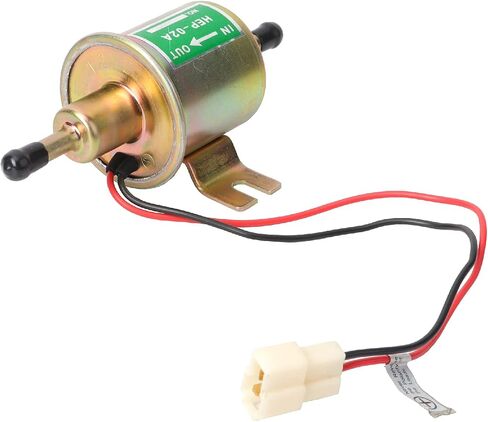 مضخة الوقود الكهربائية 12 فولت عالمية - ضغط منخفض 2.5-4 PSI مضخة الوقود المضمنة لجزازة العشب المكربن ​​محرك الديزل الغاز HEP-02A in Saudi Arabia