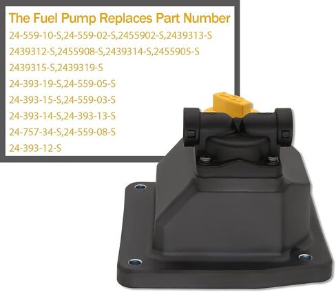 2455910-S مجموعة مضخة الوقود تحل محل 24 559 02-S 24-559-03-S 05-S 24-559-08-S 24-559-10-S متوافق مع كوهلر CH18 CH19 CH20 CH22 CH24 CH25 CH640 CH680 CH730 CH750 ECH650 ECH680 ECH730 ECH740 in Kuwait