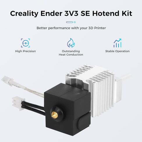 Creality Official Ender 3 V3 SE Hotend Kit, Assembled Extruder Hot End Kit 24V with Capricorn Bowden PTFE Tubing for Ender 3 V3 SE 3D Printer in Saudi Arabia