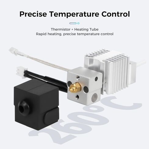 Creality Official Ender 3 V3 SE Hotend Kit, Assembled Extruder Hot End Kit 24V with Capricorn Bowden PTFE Tubing for Ender 3 V3 SE 3D Printer in Saudi Arabia