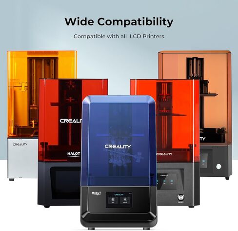 Creality Water Washable 3D Printer Resin, 405nm UV Curing Resin with High Precision 3D Printer Resin with Low Viscosity, High Toughness, Photopolymer Resin for LCD 3D Printing, Skin 500g in Kuwait