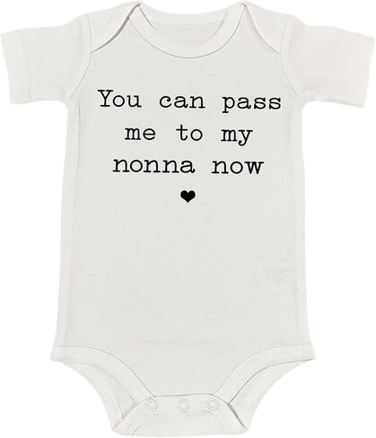 You Can Pass Me To My Nonna Now Baby Bodysuit Cute Nonna Romper Nonna and Nonno's Little Cannoli One Piece Jumpsuit (0-6 Months, Cannoli-Long Sleeve Bodysuit) in Saudi Arabia