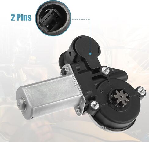 ACROPIX Front Right Passenger Side Power Window Lift Motor Fit for Toyota Camry - Pack of 1 Black in Saudi Arabia