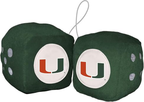مجموعة FANMATS 32013 Miami Team Color Fuzzy Décor مقاس 3 بوصات in Saudi Arabia