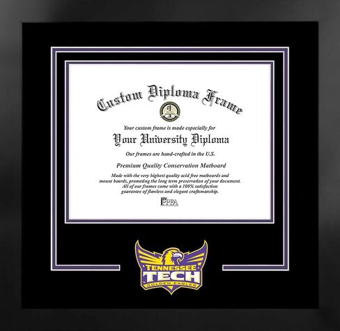 Campus Images NCAA unisex Spirit Diploma Manhattan Black Frame with Bonus Lithograph (value savings $59) in Saudi Arabia