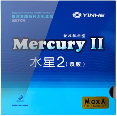 Yinhe Mercury II Table Tennis Rubber for DIY Racket/Paddle, Mercury-2 Allround Spin Control Ping Pong Rubber for Training in Saudi Arabia